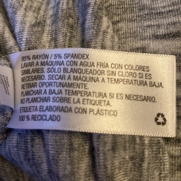 Tank Top Y2K S grey space dyed color way go-to essential hot weather Staple goto - Picture 5 of 6